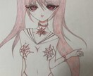 綺麗系　可愛い系　今ドキなイラスト描きます パンクで可愛い貴方だけのオリジナルイラスト イメージ2
