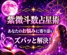 紫微斗数占星術でお悩みにお答えします ☆生まれ持つあなただけの命盤から読み解きアドバイスいたします イメージ1