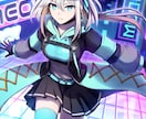 鮮やかで存在感のある一枚絵や立ち絵を描きます 一枚絵、立ち絵の制作を承ります！ イメージ2