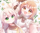 きゅるきゅるな可愛いイラストを描きます きらきらふわふわした絵柄で理想の絵を制作いたします! イメージ6
