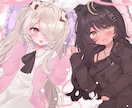可愛い女の子のイラスト描きます 歌ってみた/動画サムネイル/立ち絵/グッズ/宣伝用イラスト等 イメージ1