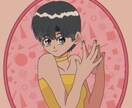 レトロ風アイコン描きます ザラザラ質感。80's〜90'sのアニメ塗りでお描きします イメージ3