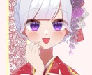 ラフ修正無制限！アイコンや一枚絵描きます SNSや動画用などにどうぞ！ミニキャラも描けます♪ イメージ1