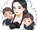 オシャレアイコン、個性なイラスト描きます 個性を生かしたイラスト好き女が描く絵、どうですか？ イメージ3