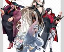 立ち絵アイコンお描きします 人間、ケモノ、その他好みに合わせ、幅広くお描きいたします！ イメージ3