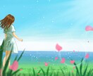 青が際立つ爽やかなイラストを描きます 歌みたやボカロ楽曲向けにイラストを制作します！ イメージ3