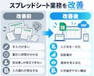 スプレッドシートを改善・自動化します 業務に合わせて再設計し、手作業と属人化を減らします イメージ3