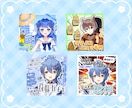 正方形サムネイル作成します IRIAMなどの配信サイトにて使用可能！モチーフたっぷり イメージ2
