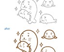 手描きイラストや画像を丁寧にトレースします １枚1000円〜迅速丁寧にトレースデータを納品します イメージ4