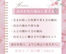 あなたの知らない〝自分〟が分かります 心を整え、自分を知る人生相談！ イメージ2