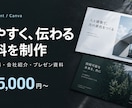 営業・会社紹介・プレゼン資料を見やすく整えます 情報整理とデザインで、伝わる資料に仕上げます イメージ1