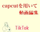 capcutを用いてTikTokの動画編集をします TikTokフォロワー2万人の私が、経験を活かした動画編集。 イメージ1