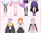 高品質！Vtuberの全行程制作します Live2Dモデル・配信画面・ロゴ・SDキャラ全部込！ イメージ8