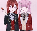 かわいいイラストや似顔絵などかきます 男女共に人物の絡み特に得意です。BL、GL(百合)も可 イメージ2