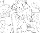 バストアップイラスト制作いたします skebで制作の実績あり！アニメ系イラスト制作 イメージ2
