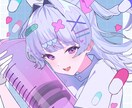 カラフルで可愛いイラストを制作いたします SNSのアイコンや一枚絵、サムネイルなど！ イメージ1