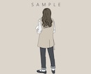シンプル似顔絵お描きします お写真を元におしゃれなイラストを作成します イメージ8