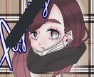 最短3日！お安くご希望のイラスト作成致します snsアイコン、ヘッダー、サムネイル、配信画等得意とします。 イメージ1