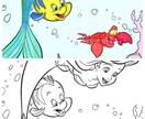 あなたの書いた絵に色を塗ります！ イメージ1