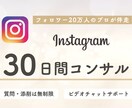 インスタを30日間個別コンサルします ｜フォロワー20万人越えのプロがあなたを徹底サポート！ イメージ1