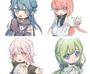 アイコンサイズの絵を描かせていただきます Twitter、LINEのアイコンにお困りの方へ イメージ2
