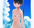 可愛い女の子、アイコンイラスト描きます ゲームの立ち絵など幅広くご利用いただけます。 イメージ5
