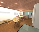 作品公開限定特価！住宅図面を3Dパースにおこします イメージがつかみやすい3Dパースの作成！ イメージ3