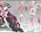 キャラクターの深堀をしたデザインをします ご依頼に対して精度の高いキャラクターデザイン、綿密なやり取り イメージ3