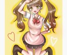 可愛いイラストを描きます 可愛い女の子のイラストを描きます イメージ1