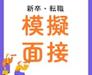 転職/新卒の模擬面接・壁打ちます 内定に一歩でも近づくようサポートします イメージ1