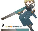 立ち絵・表情差分描きます TRPGや動画、ゲーム素材に。 イメージ4