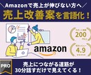 Amazon売上が伸びない理由30分で言語化します 構造の見直しで売上アップを目指す！Amazon専任コンサル イメージ1