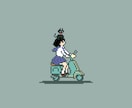 お好きな乗り物をドット絵で描きます シンプルでかわいい、レトロゲーム風の乗り物ドット絵 イメージ7