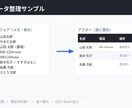 3,000円〜のデータ整理をします 重複削除・表記ゆれ統一・即日対応可 イメージ1