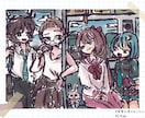 貴方だけの思い出の一枚絵(簡易型)を制作します 始めての依頼、とりあえず気軽に一枚絵をお願いしたい方向けへ イメージ3