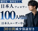Twitter 日本人フォロワー100人増やします 懸賞・海外垢ではない日本人アクティブユーザーがフォローします イメージ1