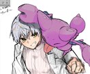 等身の高いイラストやミニキャラなどにも対応できます 正方形+胸上のバストアップイラスト！ イメージ3
