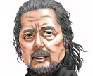 写真を元に漫画タッチの似顔絵を作成します 適度にリアル寄りな漫画タッチで個性を出せます！ イメージ2