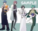 TRPG等の立ち絵承ります 顔〜全身依頼可能！お気軽にご依頼ください♪ イメージ5