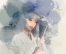 お祝い日、アイコンなどに写真から似顔絵作ります 写真をリアルでおしゃれな水彩画似顔絵風に加工します イメージ8