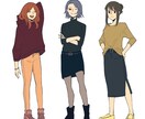 優しく可愛いシンプルな人物イラストを描きます 商用OK！最短翌日に納品出来ます！ イメージ6