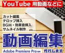 最短3日！3000円より！ 動画編集代行します YouTube動画編集実績あり！イメージの通りの動画を！ イメージ1