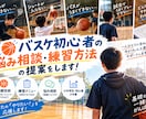 バスケ初心者の悩みに合わせて基礎練習を提案しまます 小中学のバスケの悩みに具体的にアドバイスします イメージ1