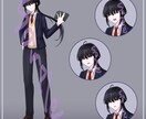ご希望に沿った立ち絵イラストお描きします TRPG、配信、オリキャラの設定画などに！表情差分承ります！ イメージ5