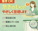 お急ぎOK｜Excelの困りごと優しく整理します 締切前に「このExcelで大丈夫？」 と不安になる方向けです イメージ1