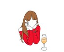 推しとの夢のツーショット描きます 追加料金なし！人数制限なし！写真を元にアイコン描きます^_^ イメージ5