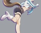 色んなイラストをお描きします アイコン、立ち絵、1枚絵、キャラクターデザイン等 イメージ5