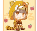 デジタル★あなたのアイコンイラスト描きます あなただけのオリジナルミニキャラアイコン制作します イメージ1