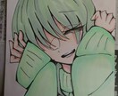 ポストカードにアナログイラストをお描きします ポストカードにシンプルなイラストをお描きします！ イメージ2