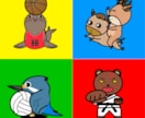 可愛い動物のオリジナルキャラクターイラスト描きます シンプルでくっきりした動物の企業・ブランドキャラはお任せを！ イメージ1